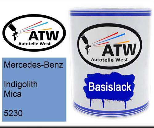 Mercedes-Benz, Indigolith Mica, 5230: 1L Lackdose, von ATW Autoteile West.